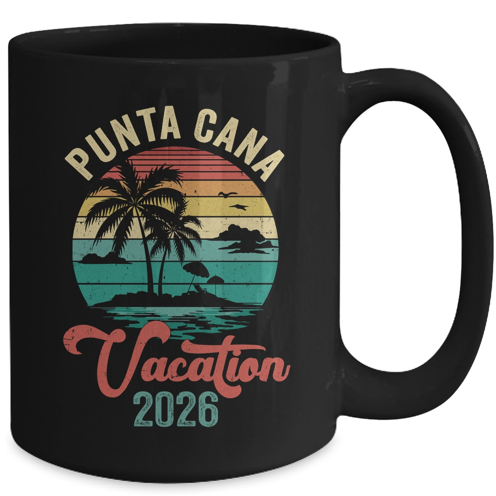 Punta Cana Family Vacation 2026 Matching Dominican Republic Mug | siriusteestore