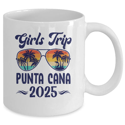 Punta Cana Girls Trip Beach Vacation 2025 Matching Group Mug | siriusteestore