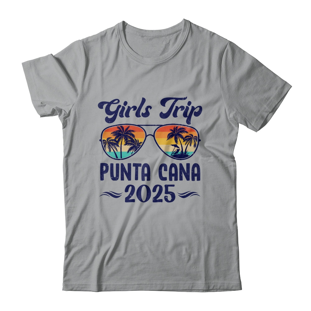 Punta Cana Girls Trip Beach Vacation 2025 Matching Group Shirt & Tank Top | siriusteestore