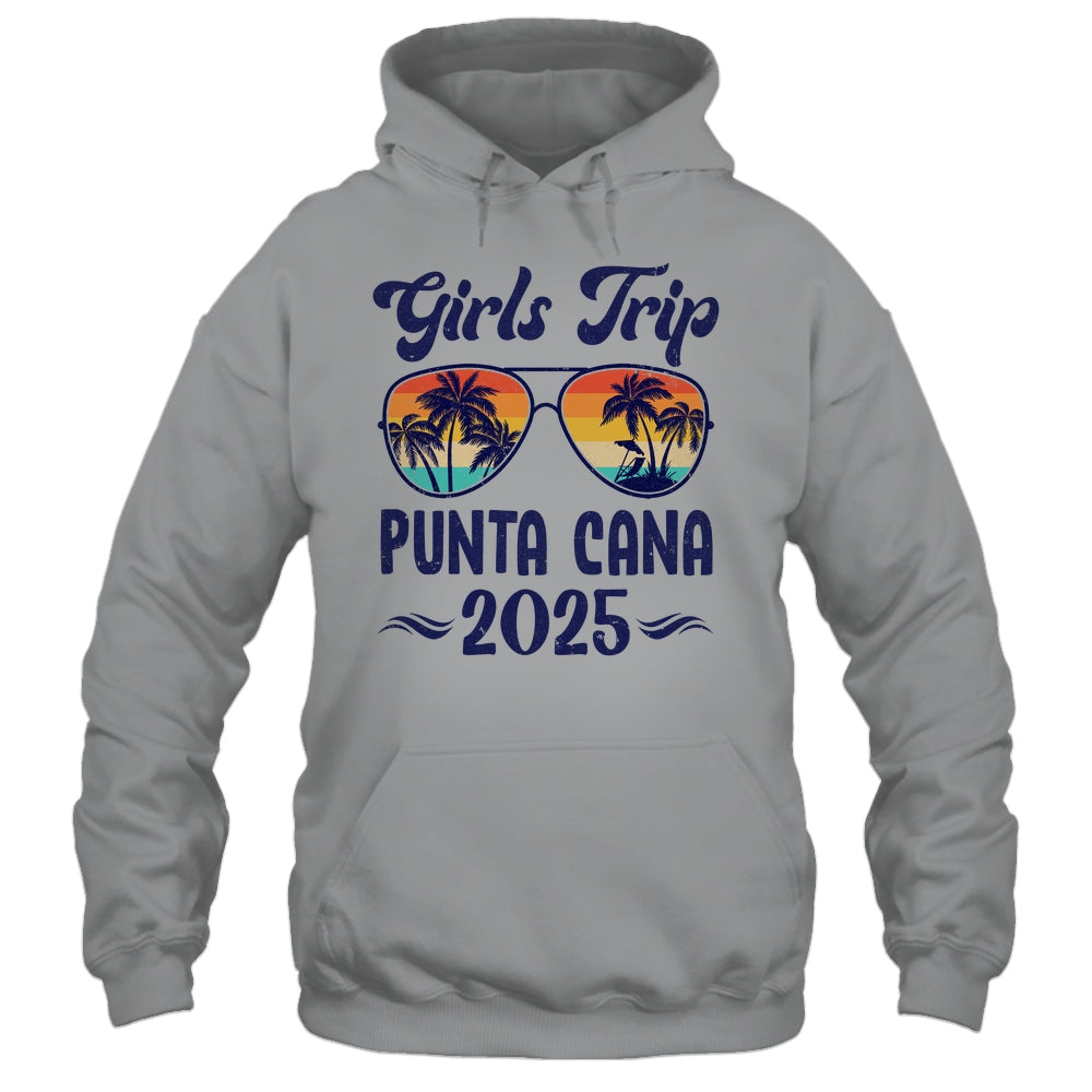 Punta Cana Girls Trip Beach Vacation 2025 Matching Group Shirt & Tank Top | siriusteestore