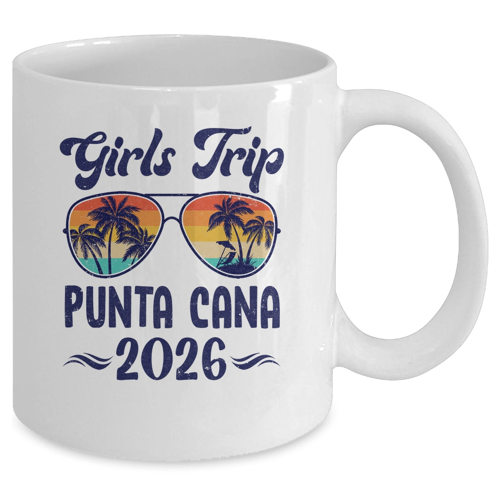 Punta Cana Girls Trip Beach Vacation 2026 Matching Group Mug | siriusteestore