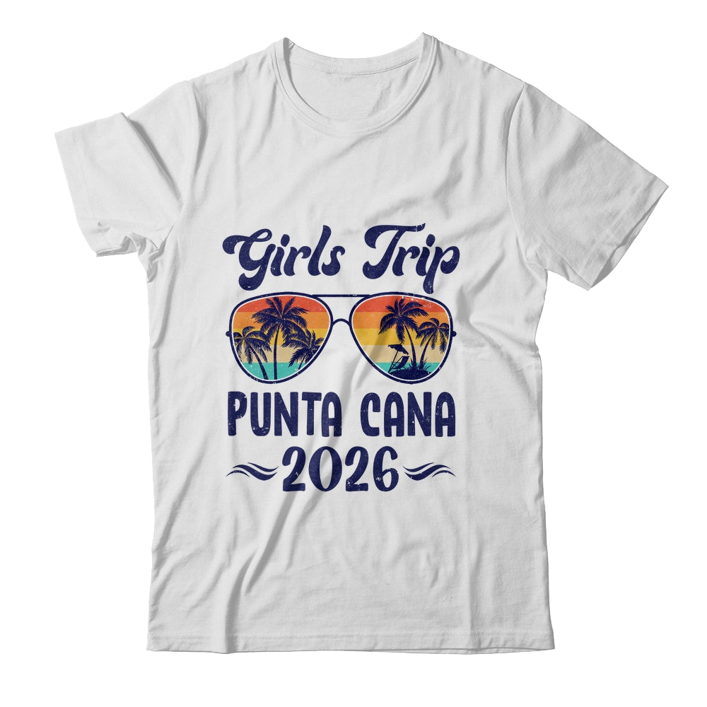 Punta Cana Girls Trip Beach Vacation 2026 Matching Group Shirt & Tank Top | siriusteestore