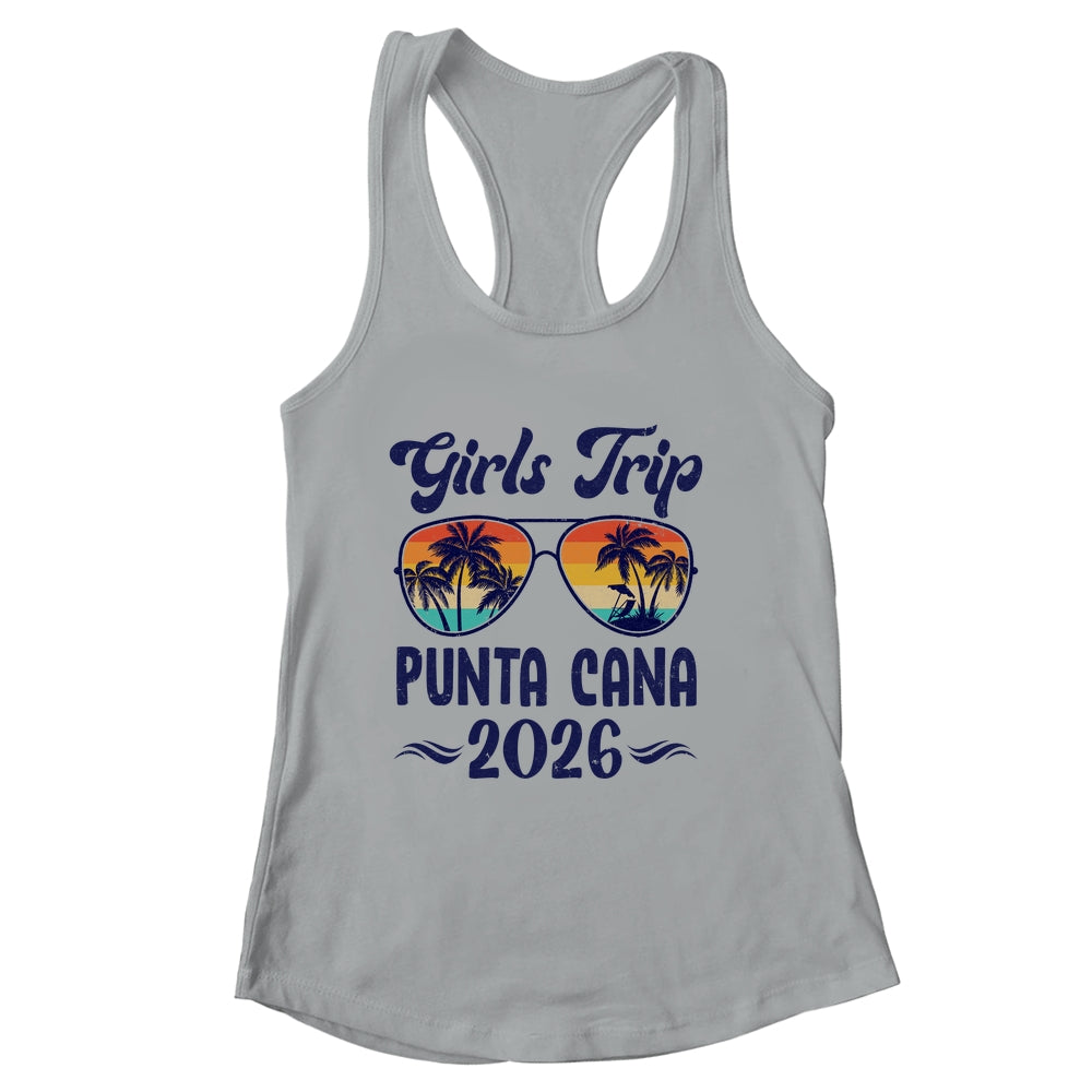 Punta Cana Girls Trip Beach Vacation 2026 Matching Group Shirt & Tank Top | siriusteestore