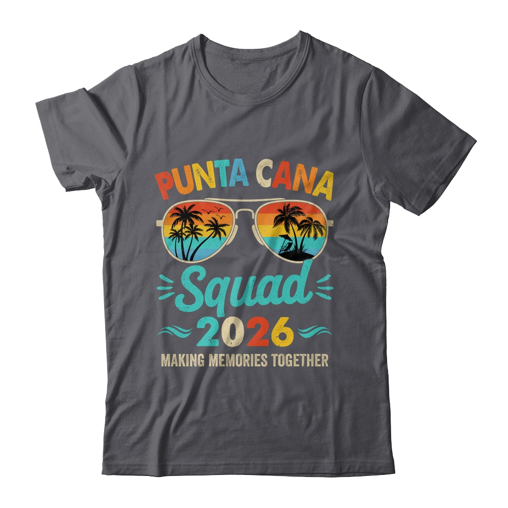 Punta Cana Squad 2026 Vacation Friends Family Matching Group Shirt & Tank Top | siriusteestore