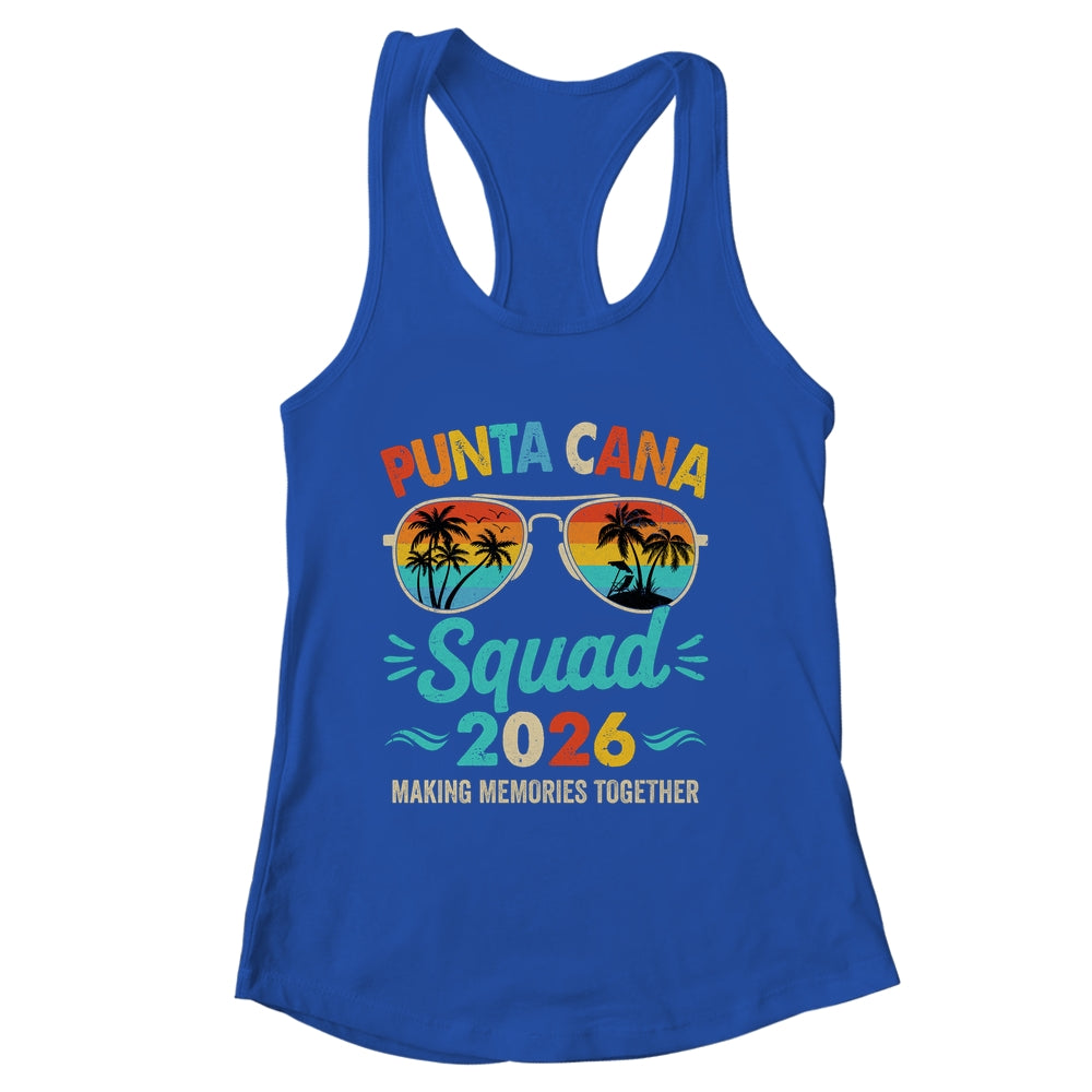 Punta Cana Squad 2026 Vacation Friends Family Matching Group Shirt & Tank Top | siriusteestore
