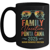 Punta Cana Vacation 2025 Matching Family Group Summer Mug | siriusteestore