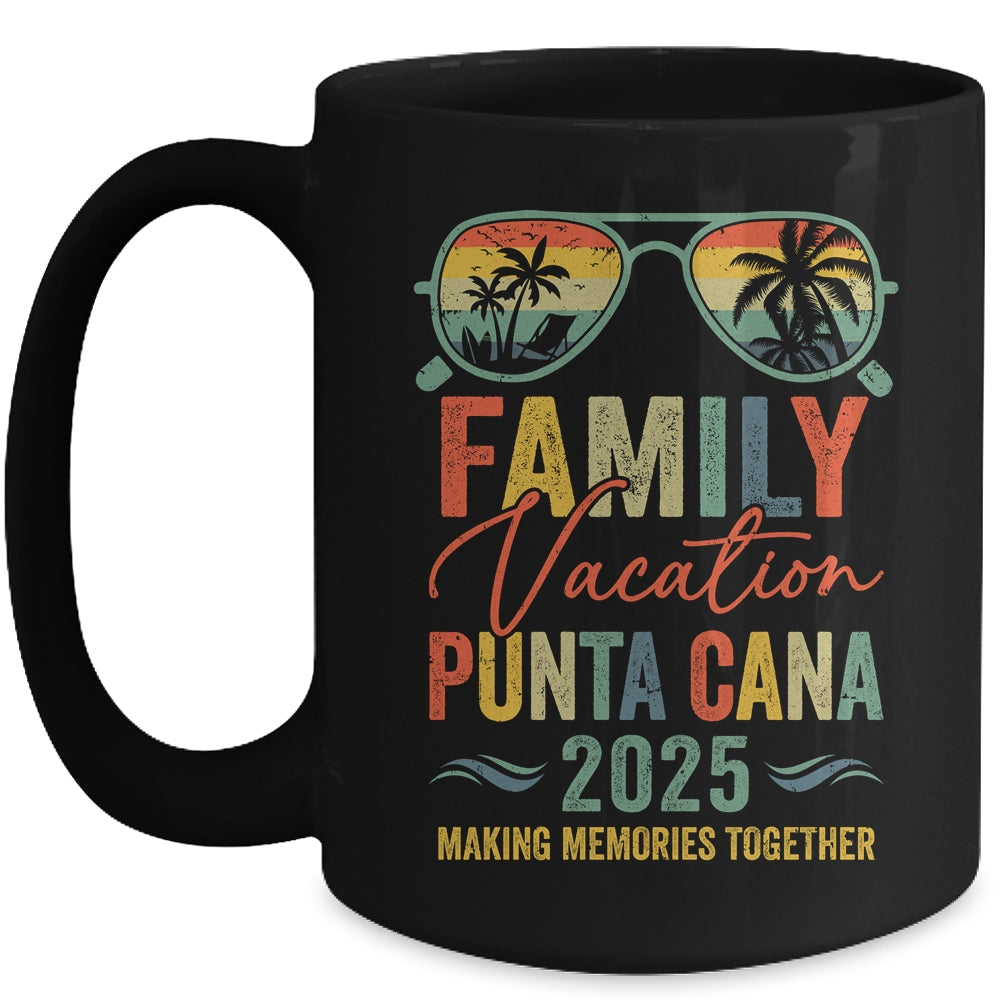 Punta Cana Vacation 2025 Matching Family Group Summer Mug | siriusteestore