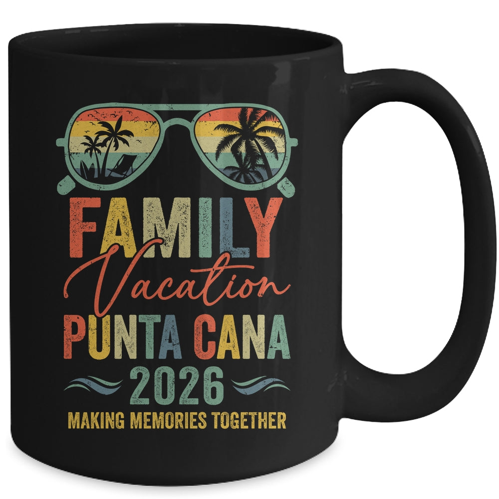 Punta Cana Vacation 2026 Matching Family Group Summer Mug | siriusteestore