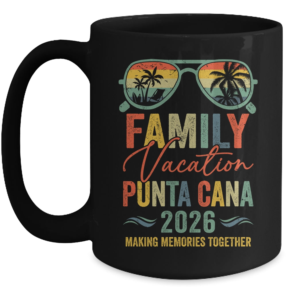Punta Cana Vacation 2026 Matching Family Group Summer Mug | siriusteestore