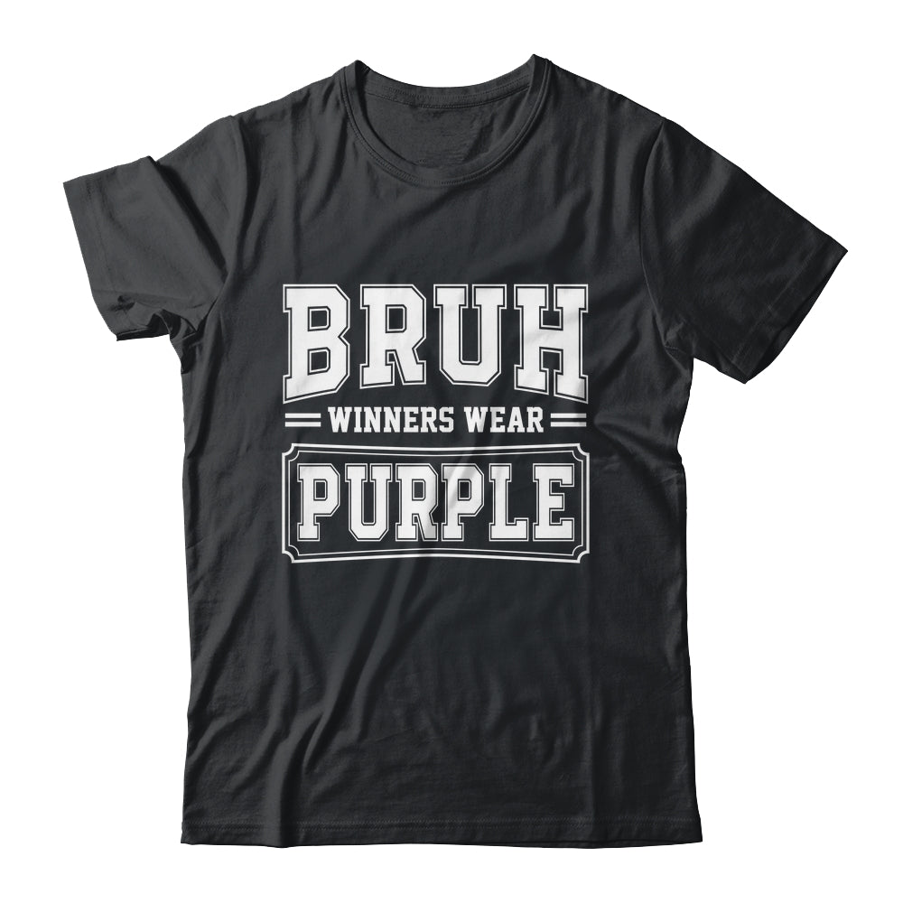 Purple Field Day Team Spirit Bruh Winners Wear Purple Shirt & Hoodie | siriusteestore