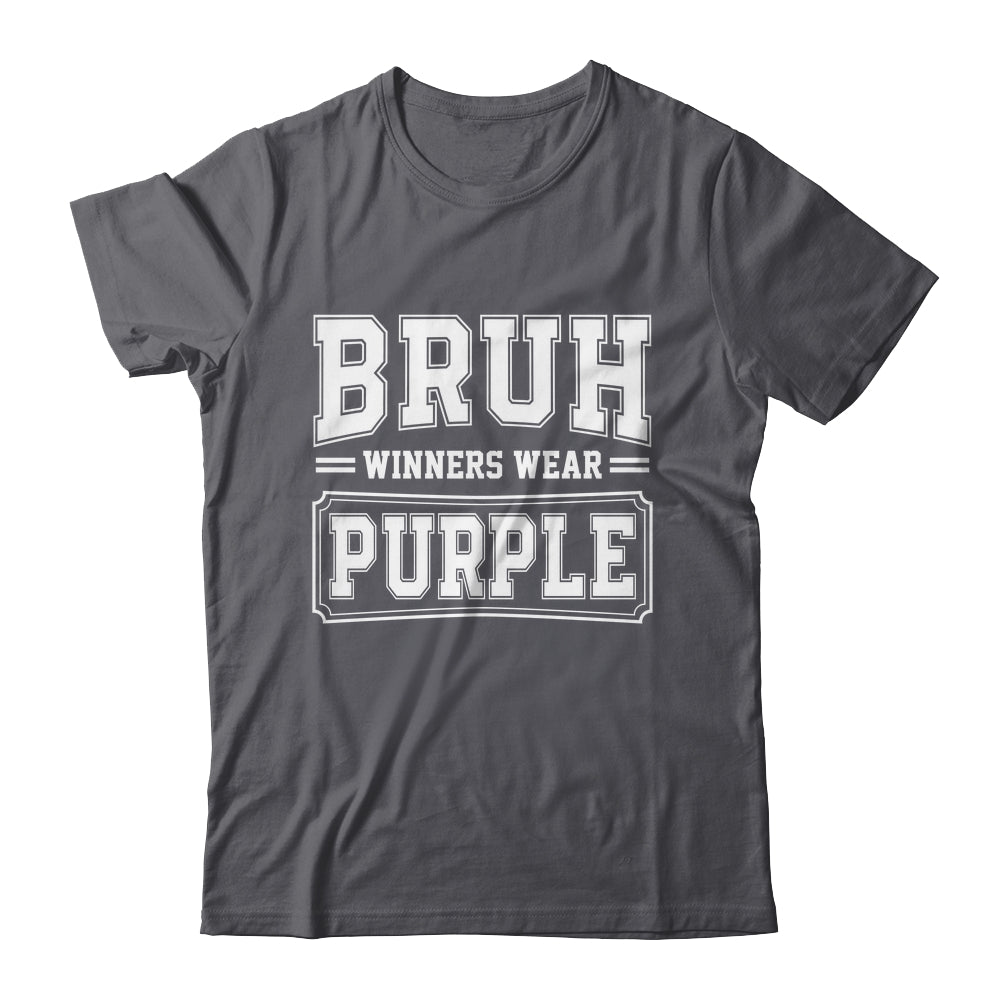 Purple Field Day Team Spirit Bruh Winners Wear Purple Shirt & Hoodie | siriusteestore