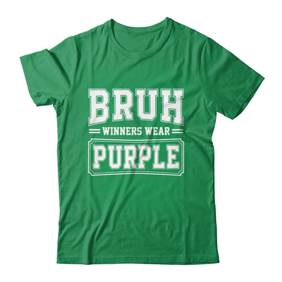 Purple Field Day Team Spirit Bruh Winners Wear Purple Shirt & Hoodie | siriusteestore