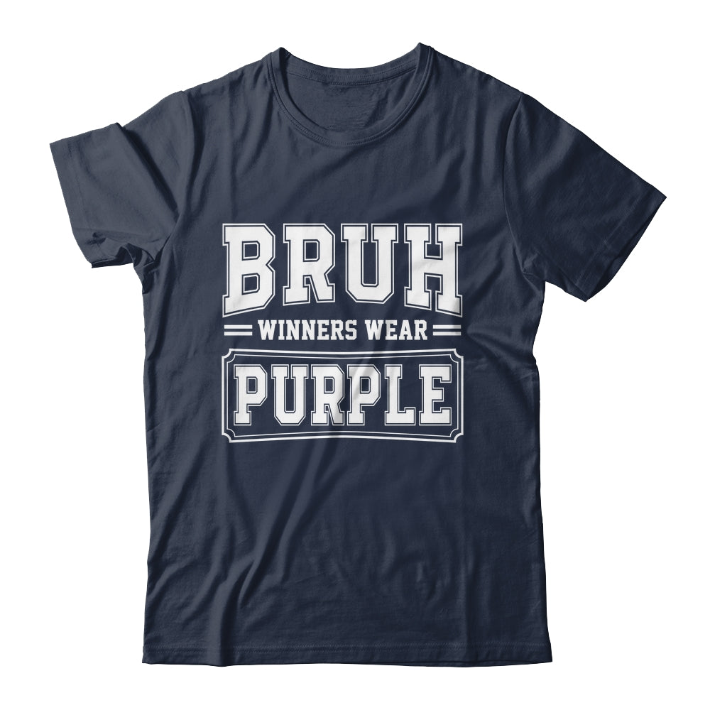 Purple Field Day Team Spirit Bruh Winners Wear Purple Shirt & Hoodie | siriusteestore