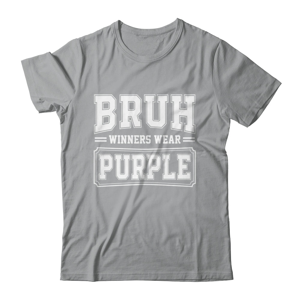Purple Field Day Team Spirit Bruh Winners Wear Purple Shirt & Hoodie | siriusteestore