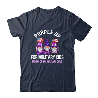Purple Up For Military Kids In Month Of Military Child Gnome Shirt & Hoodie | siriusteestore