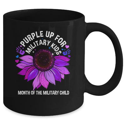 Purple Up For Military Kids Sunflower For Military Childs Mug | siriusteestore