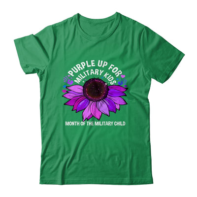 Purple Up For Military Kids Sunflower For Military Childs Shirt & Hoodie | siriusteestore