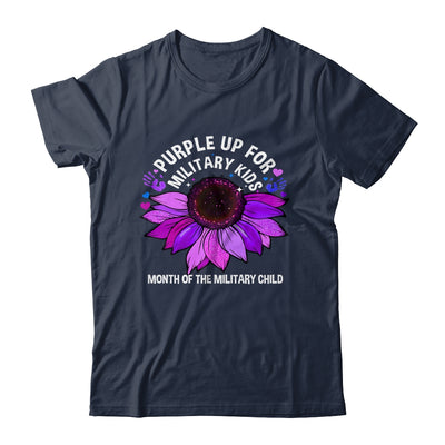 Purple Up For Military Kids Sunflower For Military Childs Shirt & Hoodie | siriusteestore