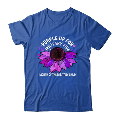Purple Up For Military Kids Sunflower For Military Childs Shirt & Hoodie | siriusteestore
