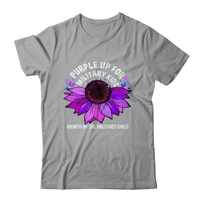 Purple Up For Military Kids Sunflower For Military Childs Shirt & Hoodie | siriusteestore