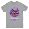 Purple Up For Military Kids Sunflower Military Child Month Youth Shirt | siriusteestore