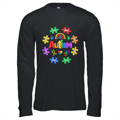 Puzzle Rainbow Autism Awareness Special Education Teacher Shirt & Hoodie | siriusteestore