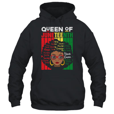 Queen Of Juneteenth Black Girl Magic Melanin Women Girls Shirt & Tank Top | Siriustee.com