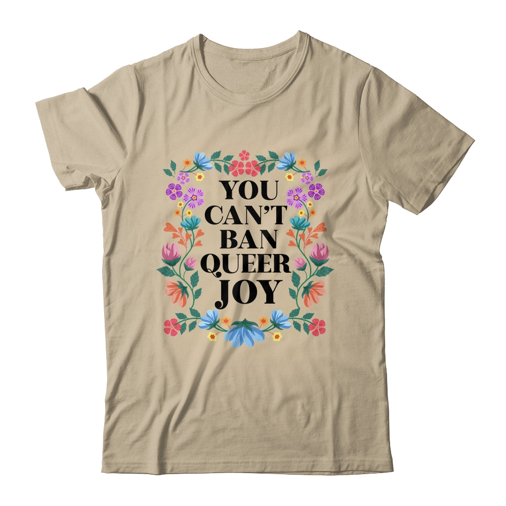 Queer Joy Won't Be Stopped Queer Gay Pride Lesbian LGBTQ Shirt & Tank Top | siriusteestore