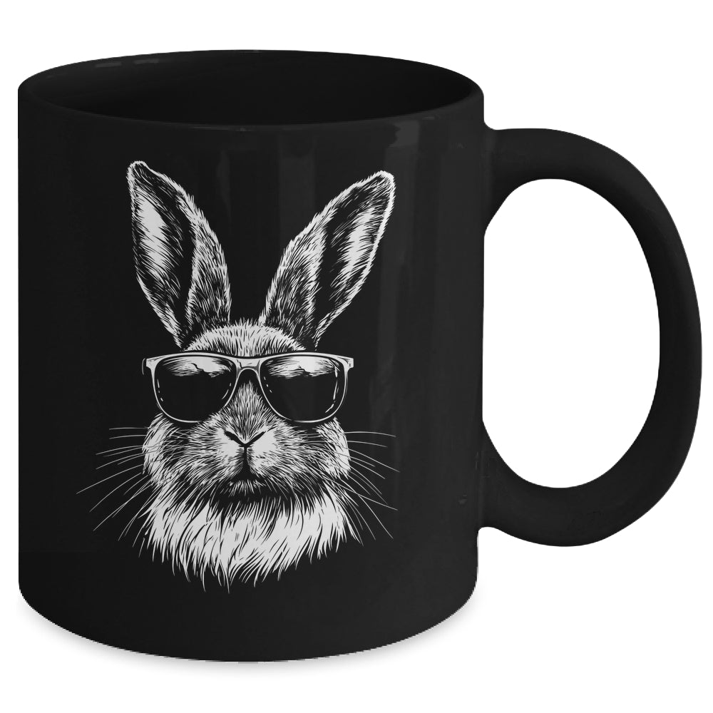 Rabbit Easter Bunny Sunglasses For Boy Men Women Easter Day Mug | siriusteestore