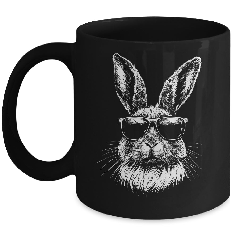 Rabbit Easter Bunny Sunglasses For Boy Men Women Easter Day Mug | siriusteestore