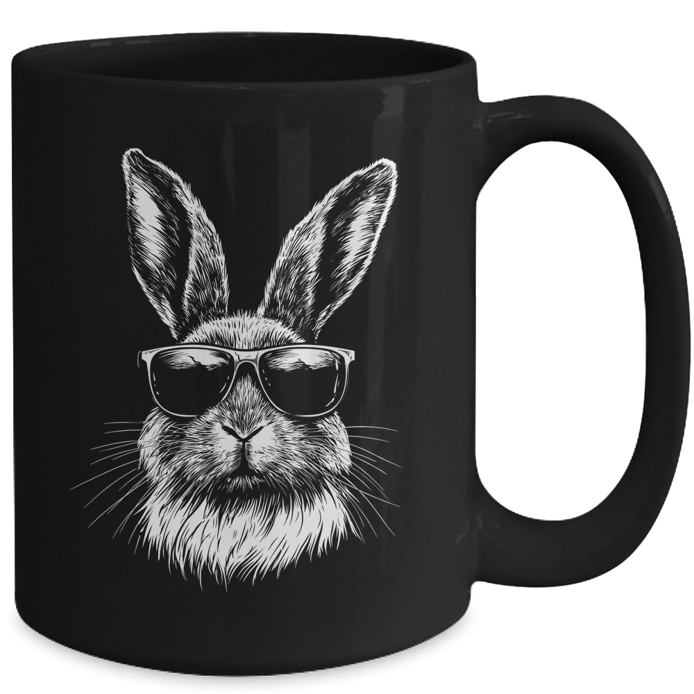 Rabbit Easter Bunny Sunglasses For Boy Men Women Easter Day Mug | siriusteestore