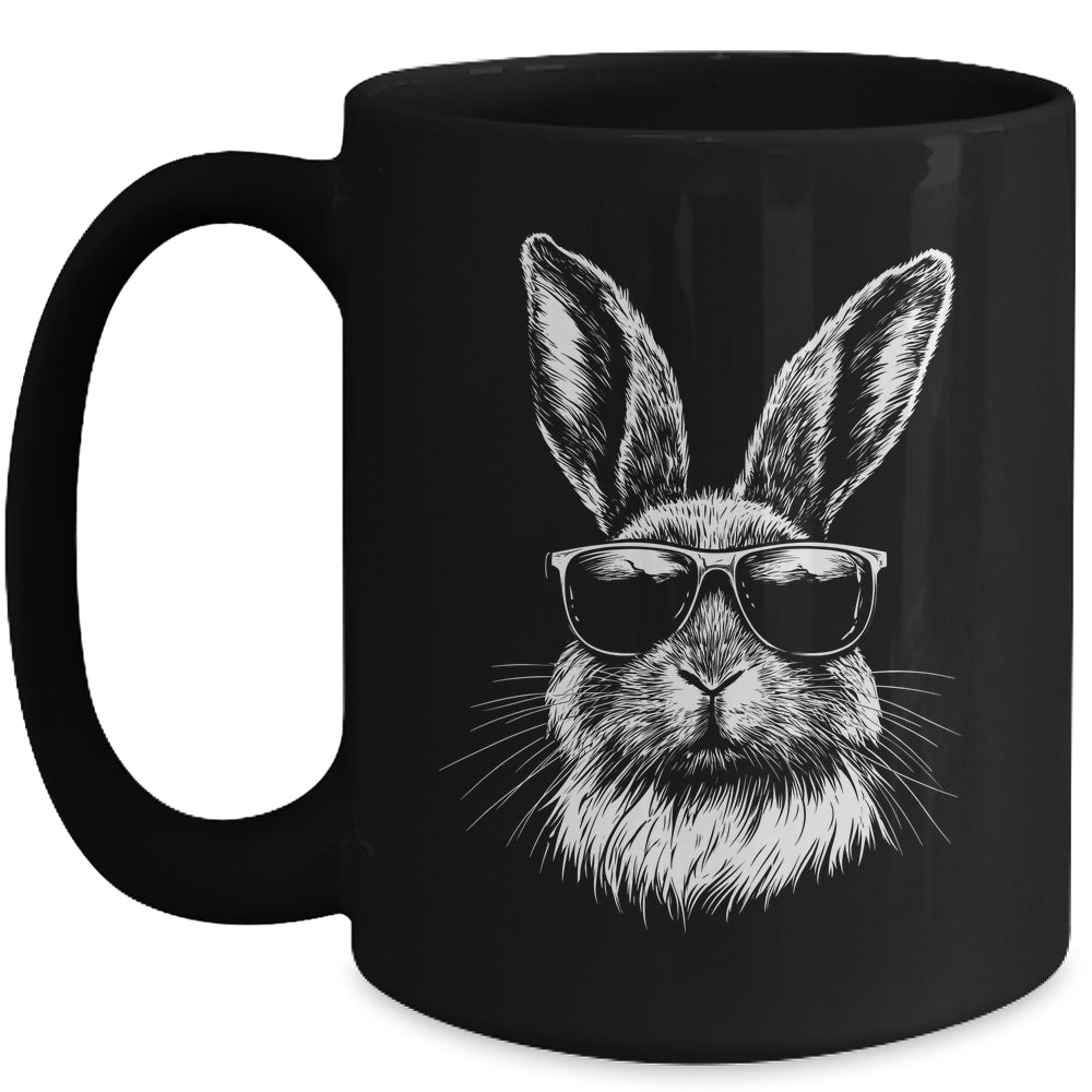 Rabbit Easter Bunny Sunglasses For Boy Men Women Easter Day Mug | siriusteestore