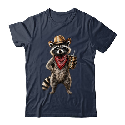 Raccoon Leopard Coffee Western Cowgirl Cowboy Funny Animal Shirt & Tank Top | siriusteestore