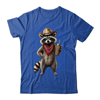 Raccoon Leopard Coffee Western Cowgirl Cowboy Funny Animal Shirt & Tank Top | siriusteestore