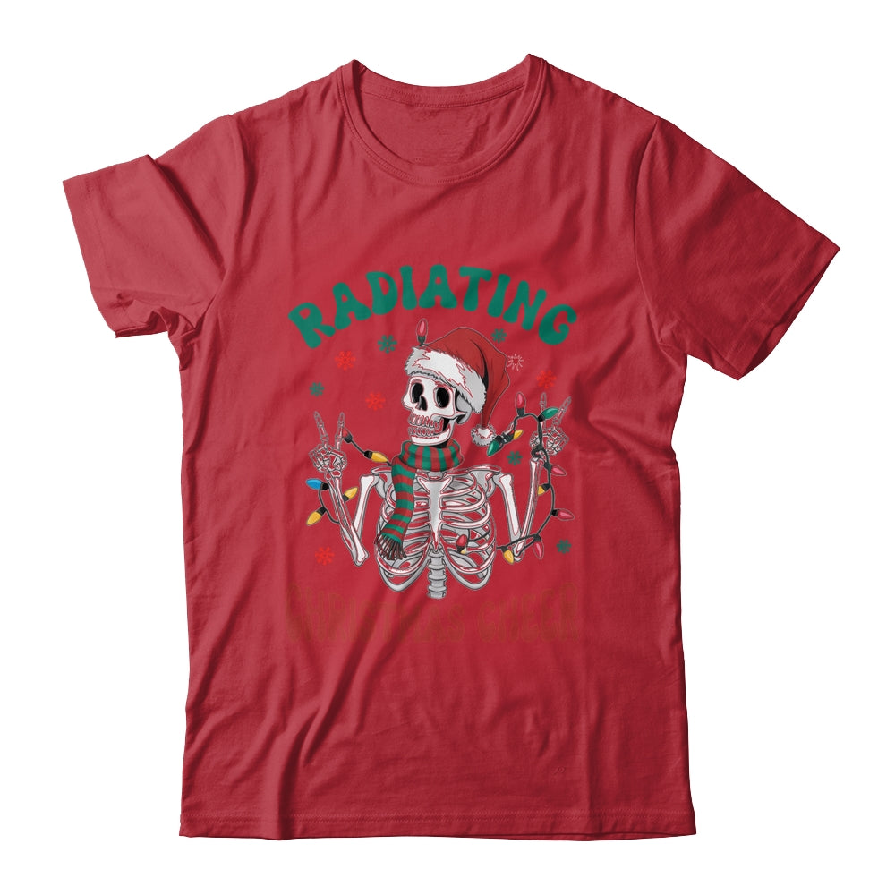 Radiology Christmas Santa Skeleton Xray Technician Rad Tech Shirt & Sweatshirt | siriusteestore