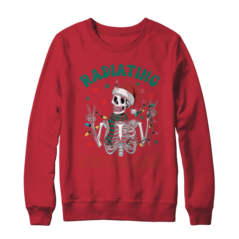 Radiology Christmas Santa Skeleton Xray Technician Rad Tech Shirt & Sweatshirt | siriusteestore