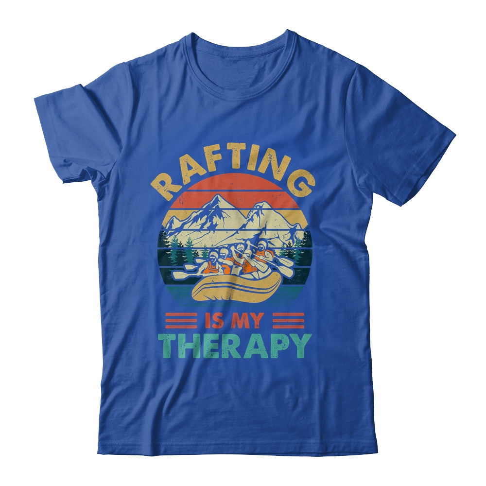 Rafting Is My Therapy River Rafting Design For Men Women Shirt & Tank Top | siriusteestore