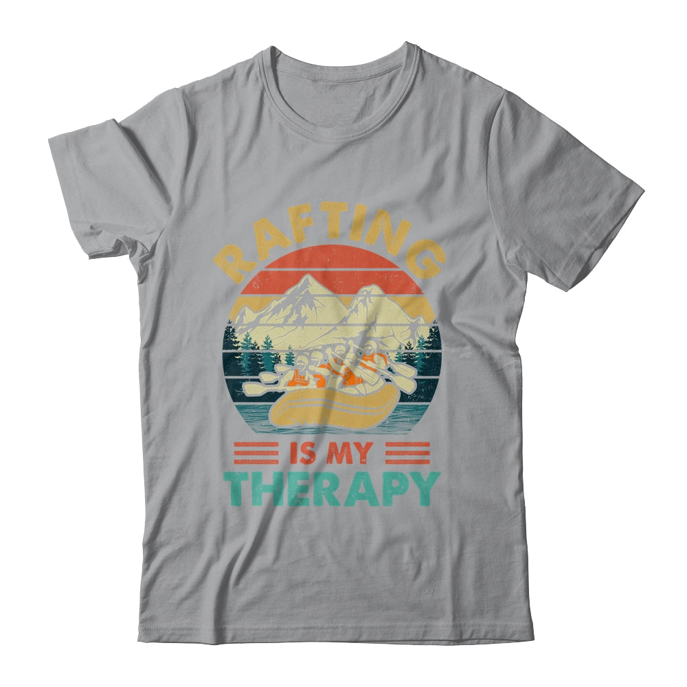Rafting Is My Therapy River Rafting Design For Men Women Shirt & Tank Top | siriusteestore