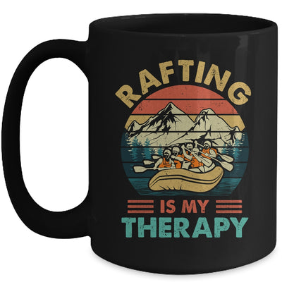 Rafting Is My Therapy River Rafting Design For Men Women Mug | siriusteestore