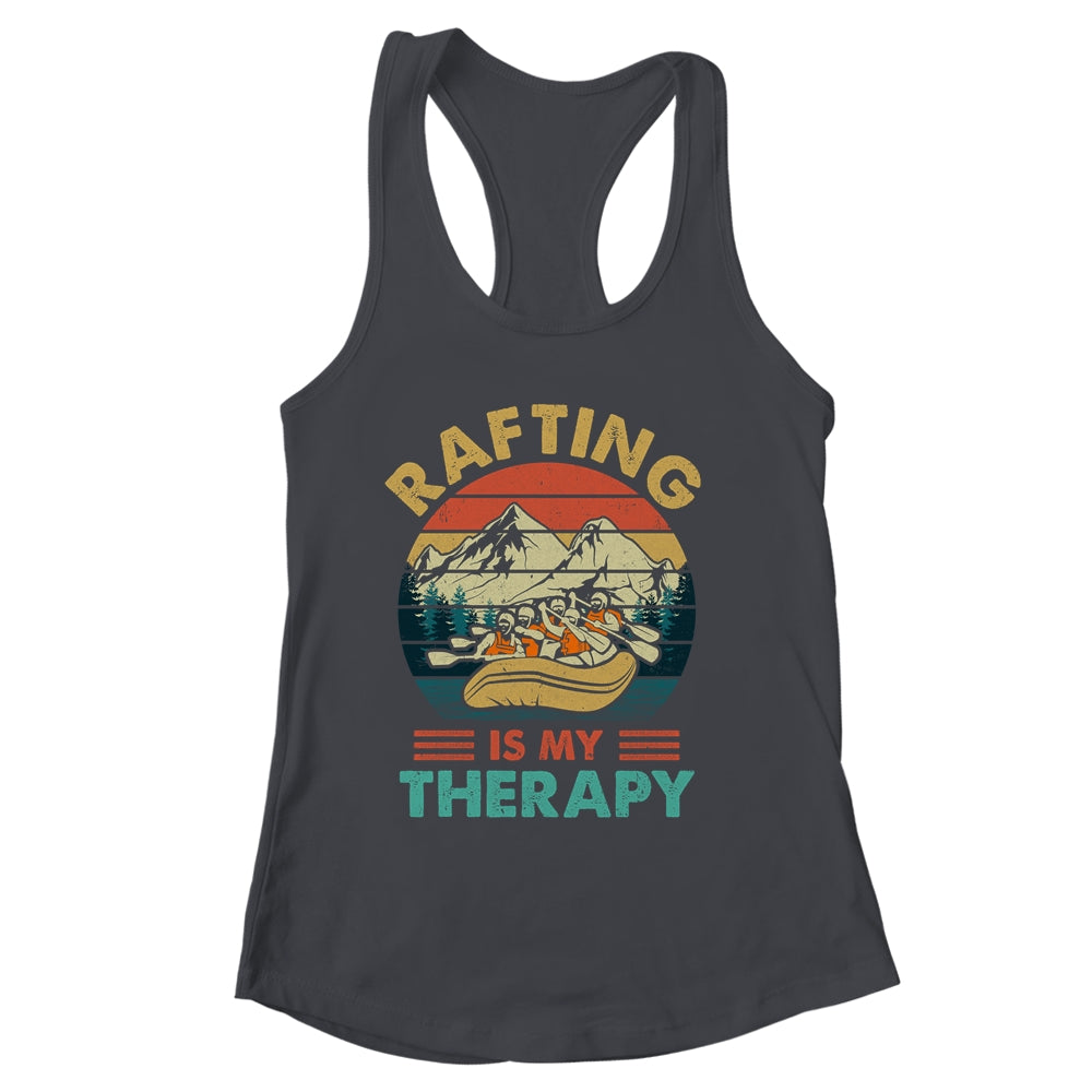 Rafting Is My Therapy River Rafting Design For Men Women Shirt & Tank Top | siriusteestore