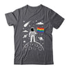 Rainbow Flag Space LGBTQ Gay Pride Astronaut Moon Men Women Shirt & Hoodie | siriusteestore