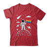 Rainbow Flag Space LGBTQ Gay Pride Astronaut Moon Men Women Shirt & Hoodie | siriusteestore