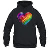 Rainbow Heart LGBTQ Flag Parade Love Gay Pride Month Shirt & Tank Top | siriusteestore