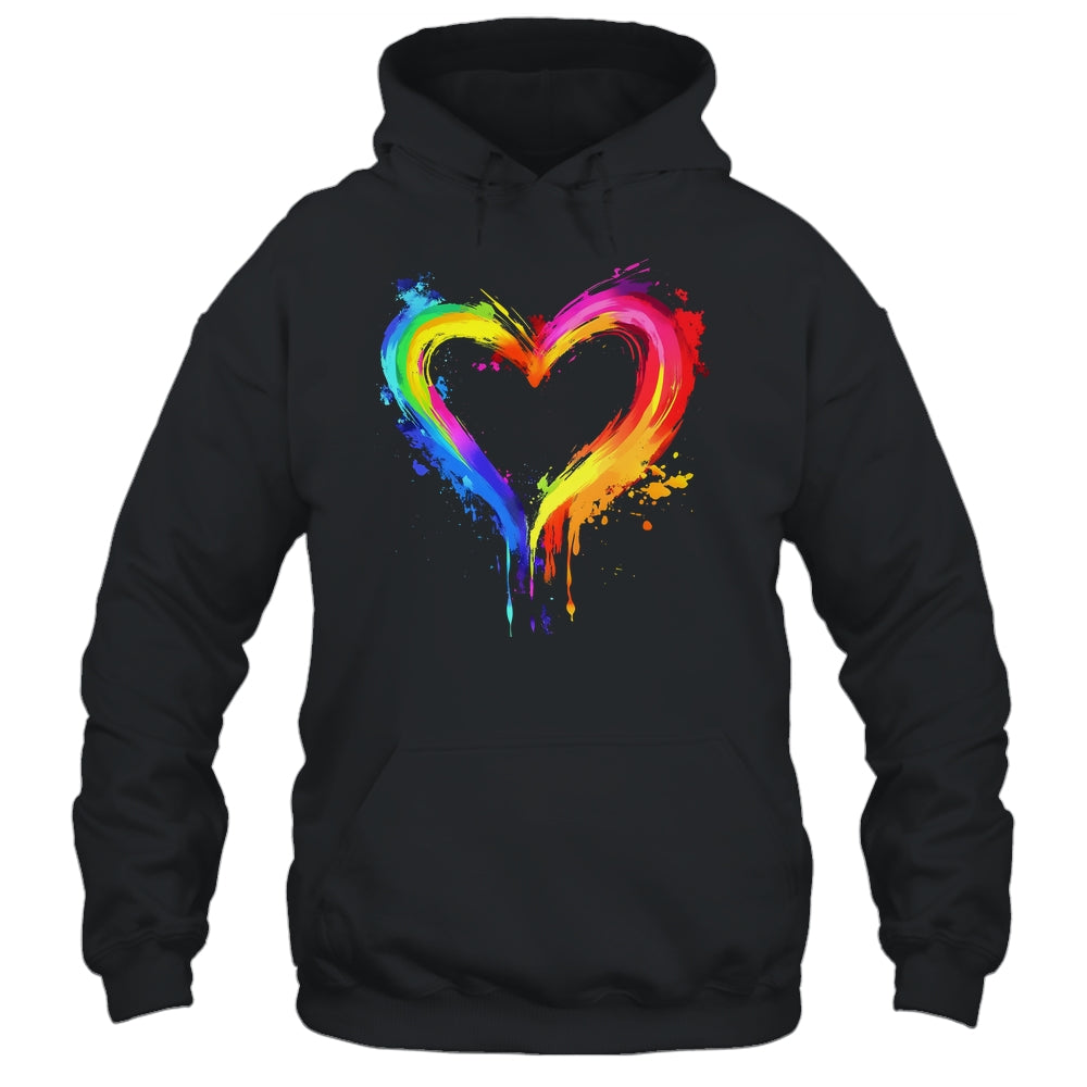 Rainbow Heart LGBTQ Gay Pride Month LGBT Gay Pride Shirt & Tank Top | siriusteestore