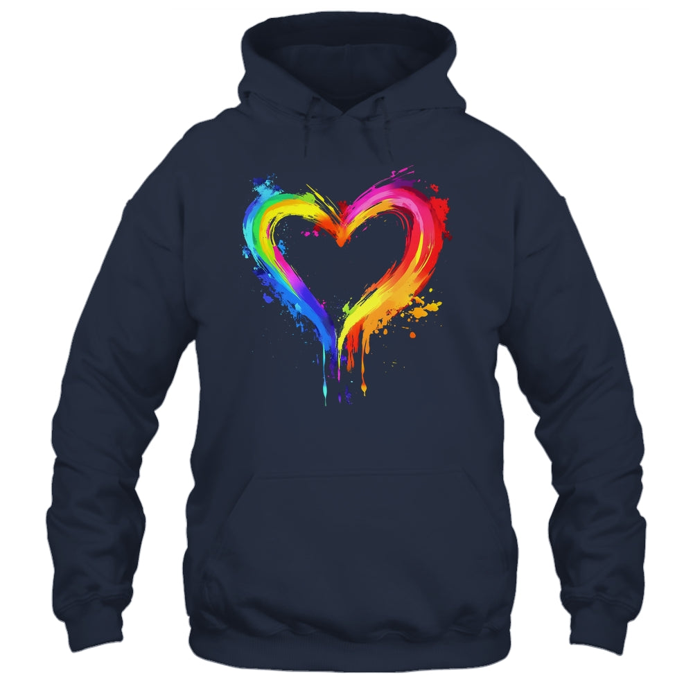 Rainbow Heart LGBTQ Gay Pride Month LGBT Gay Pride Shirt & Tank Top | siriusteestore