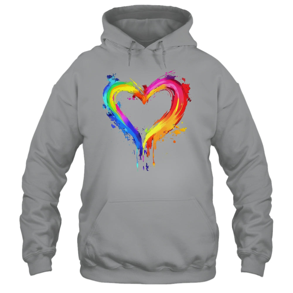 Rainbow Heart LGBTQ Gay Pride Month LGBT Gay Pride Shirt & Tank Top | siriusteestore