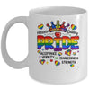 Rainbow LGBT Pride Gay LGBTQ Men Women Equality Freedom Mug | siriusteestore