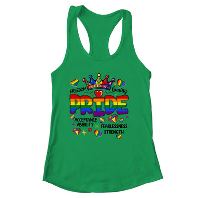 Rainbow LGBT Pride Gay LGBTQ Men Women Equality Freedom Shirt & Tank Top | siriusteestore