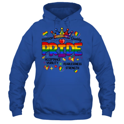 Rainbow LGBT Pride Gay LGBTQ Men Women Equality Freedom Shirt & Tank Top | siriusteestore