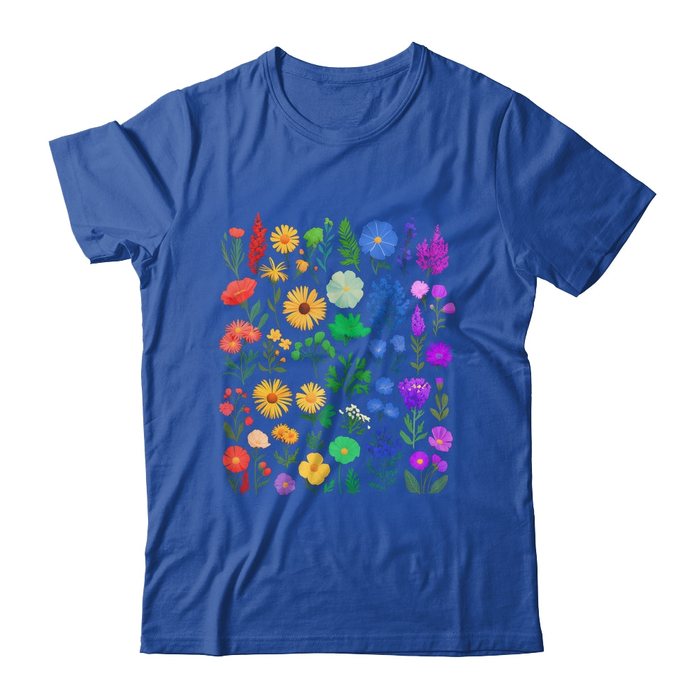 Rainbow Wildflower LGBT Gay Lesbian Pride Month LGBTQ Shirt & Tank Top | siriusteestore